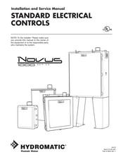 Hydromatic Novus 1000 Series Installation And Service Manual
