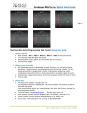 Xilica Audio Design Mini K4 Quick Start Manual