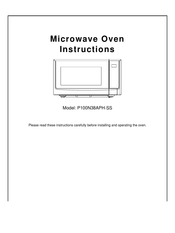 Galanz P100N38APH-SS Instructions Manual