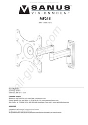 Sanus VisionMount MF215 Manual