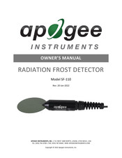 Apogee Instruments SF-110 Owner's Manual