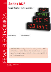 Fema Electronica BDF TF Series User Manual