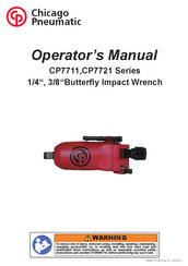 Chicago Pneumatic CP7711 Series Operator's Manual