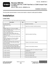 Toro 02858 Installation Instructions Manual