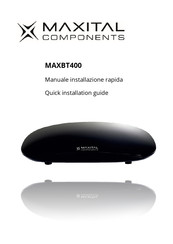 Maxital MAXBT400 Quick Installation Manual
