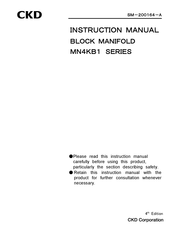 CKD MN4KB1 Series Instruction Manual