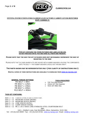 R&G CLG0023CG/LH Fitting Instructions Manual