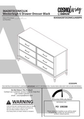Cosmopolitan CosmoLiving 3642872COMCLUK Assembly Instructions Manual
