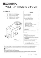 Takara Belmont YUME-iXi Installation Instruction