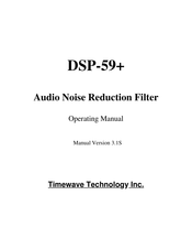 Timewave DSP-59+ Operating Manual