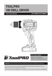 ToolPRO CDT218BWG.9 Instruction Manual