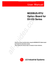 LG Industrial Systems SV-iS5 Series User Manual