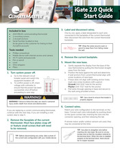 Climatemaster iGate 2.0 Quick Start Manual