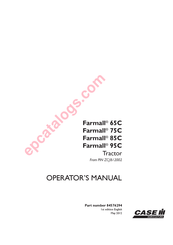 Case Ih Farmall 65C Operator's Manual