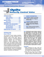 Trimteck OPTIMUX OpDx Product Instruction Manual