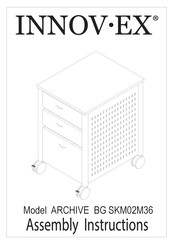 Innovex ARCHIVE BG SKM02M36 Assembly Instructions Manual