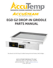 AccuTemp AccuSTEAM EGD G2 Parts Manual