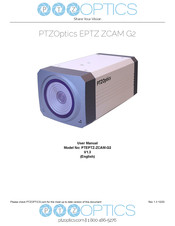 PTZOptics PTEPTZ-ZCAM-G2 User Manual