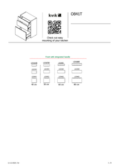 Kvik O841T Assembly Instructions Manual