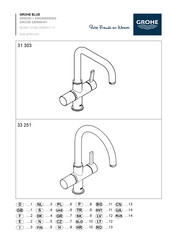 Grohe Blue 33 251 Installation Instructions Manual