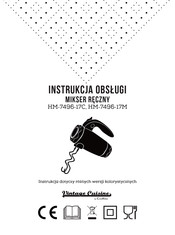 CooKing Vintage Cuisine HM-7496-17M Instruction Manual