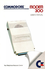 Commodore modem 300 User Manual