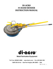 Di-Acro 4 Bender Instruction Manual