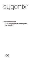 Sygonix 2380479 Operating Instructions Manual