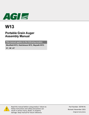 Agi W13 Assembly Manual