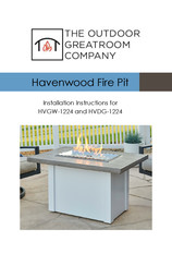 Outdoor GreatRoom Company Havenwood HVDG-1224 Installation Instructions Manual
