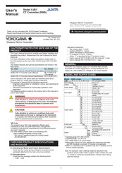 Yokogawa JUXTA VJB1 User Manual