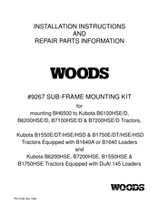 Woods 9267 Installation Instructions And Repair Parts List