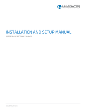 Luminator RR-GPS 18 Series Installation And Setup Manual