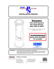 Crane Barnes Simplex SGPC Series Installation Manual