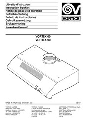 Vortice VORTEX 90 Instruction Booklet