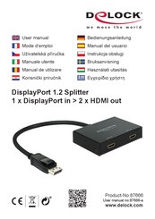 DeLOCK 87666 User Manual