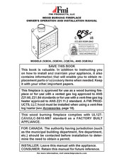 FMI VB36L Owner's Operation And Installation Manual