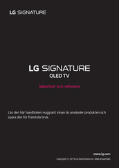 LG SIGNATURE OLED65W9 Quick Setup Manual