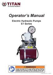 Chicago Pneumatic TITAN E+ Series Operator's Manual