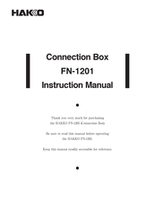Hakko Electronics FN-1201 Instruction Manual