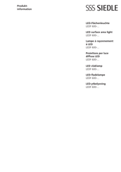 SSS Siedle LEDF 600 Series Manual