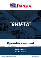 Mace SHIFTA Operator's Manual