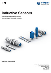 Wenglor I04H Series Operating Instructions Manual