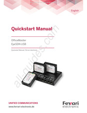 Ferrari electronic OfficeMaster EyeSDN USB Quick Start Manual