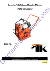 TK MVP-90 Operator's Safety And Service Manual