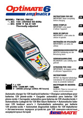 Optimate TM181 Instructions For Use Manual