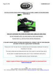 R&G CLG0026CG/LH Fitting Instructions Manual