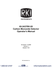 Rki Instruments 65-2437RK-05 Operator's Manual