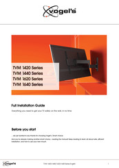 vogel's TVM 1420 Series Full Instruction Manual