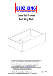 Bedz King BK30 Assembly Instructions Manual